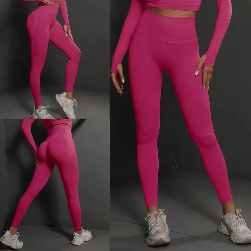 

Бесшовные леггинсы для спортзала, женские брюки для йоги, сексуальные леггинсы с высокой талией, подтягивающие брюки