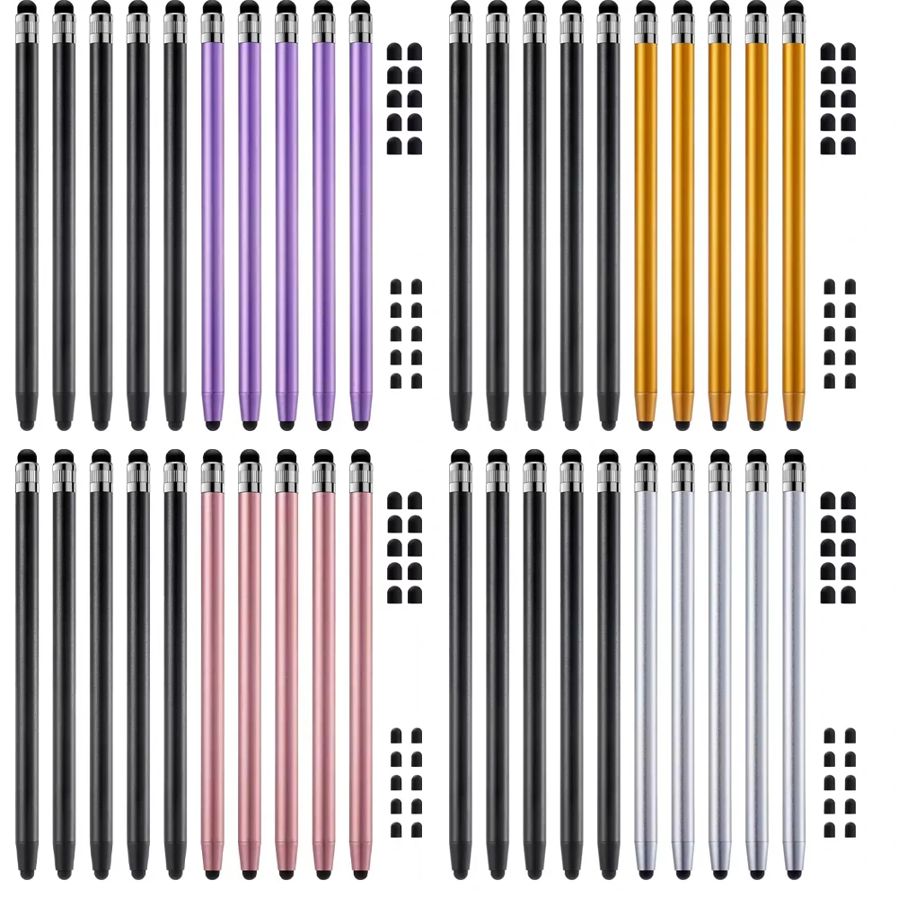 

Stylus Pen for Touchscreen No Bluetooth or Charging Needed Dual-Tip Flexibility for iPad iPhone Android Compatible All Screens