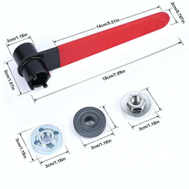 2026 Angle Grinder Wrench Four-Claw Heavy-Duty Wrench With Pressure Plates For Disc Removal And Adjustment Hand Tools