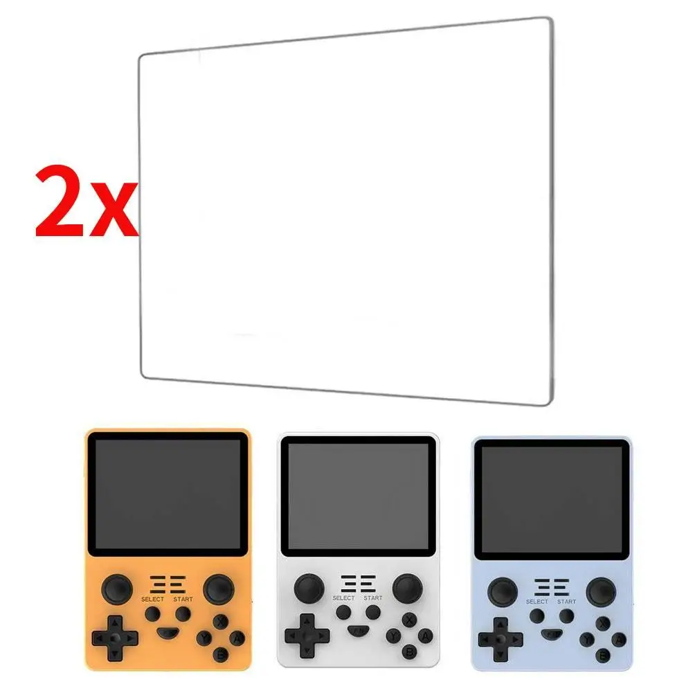 2pcs/box Protector Film For R36S RGB20S Handheld Game Console 3.5 Inch Retro Video Games Consoles