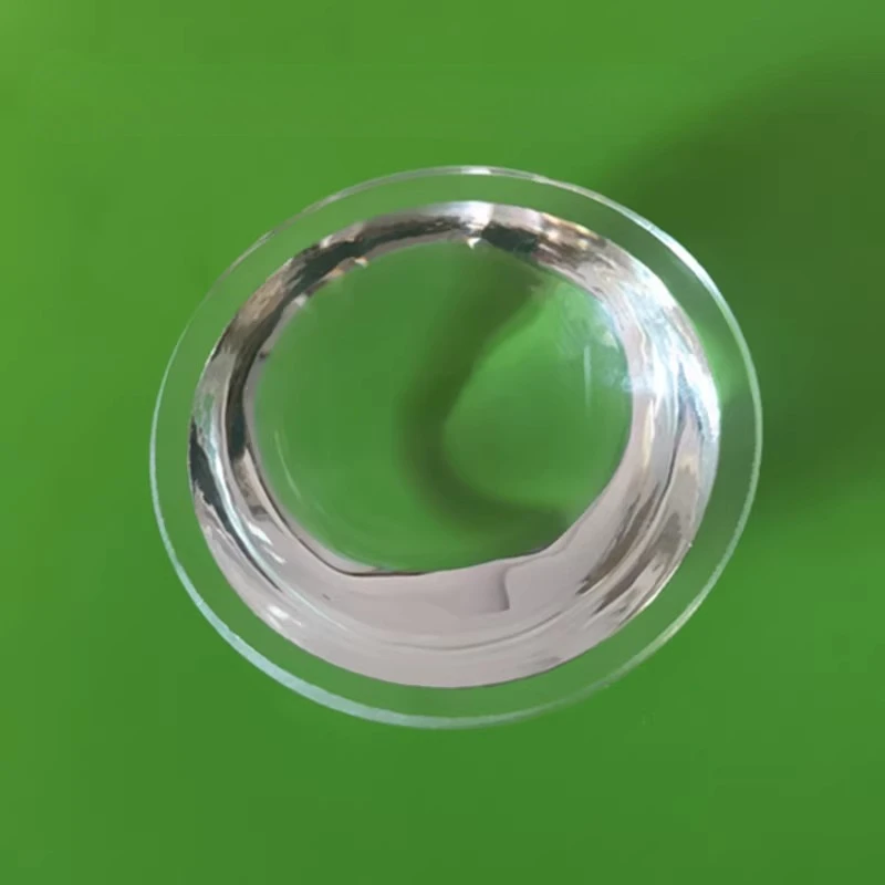 Diameter 100mm Plano Convex Lens LED Spotlight COB Bead Glass Lens Car Lamp Convex Lens Lampshade Bracket