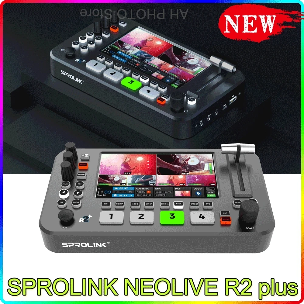R2 Plus With USB 3.0 Multi-Cameras Compatible Inputs Mixer Switcher Hd Mi Switcher Sprolink Neolive R2 Plus