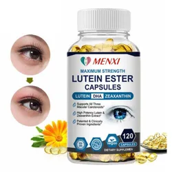 Bilberry Extract Eye Vitamins Lutein Zeaxanthin, Relief Eye Strain Vision Health