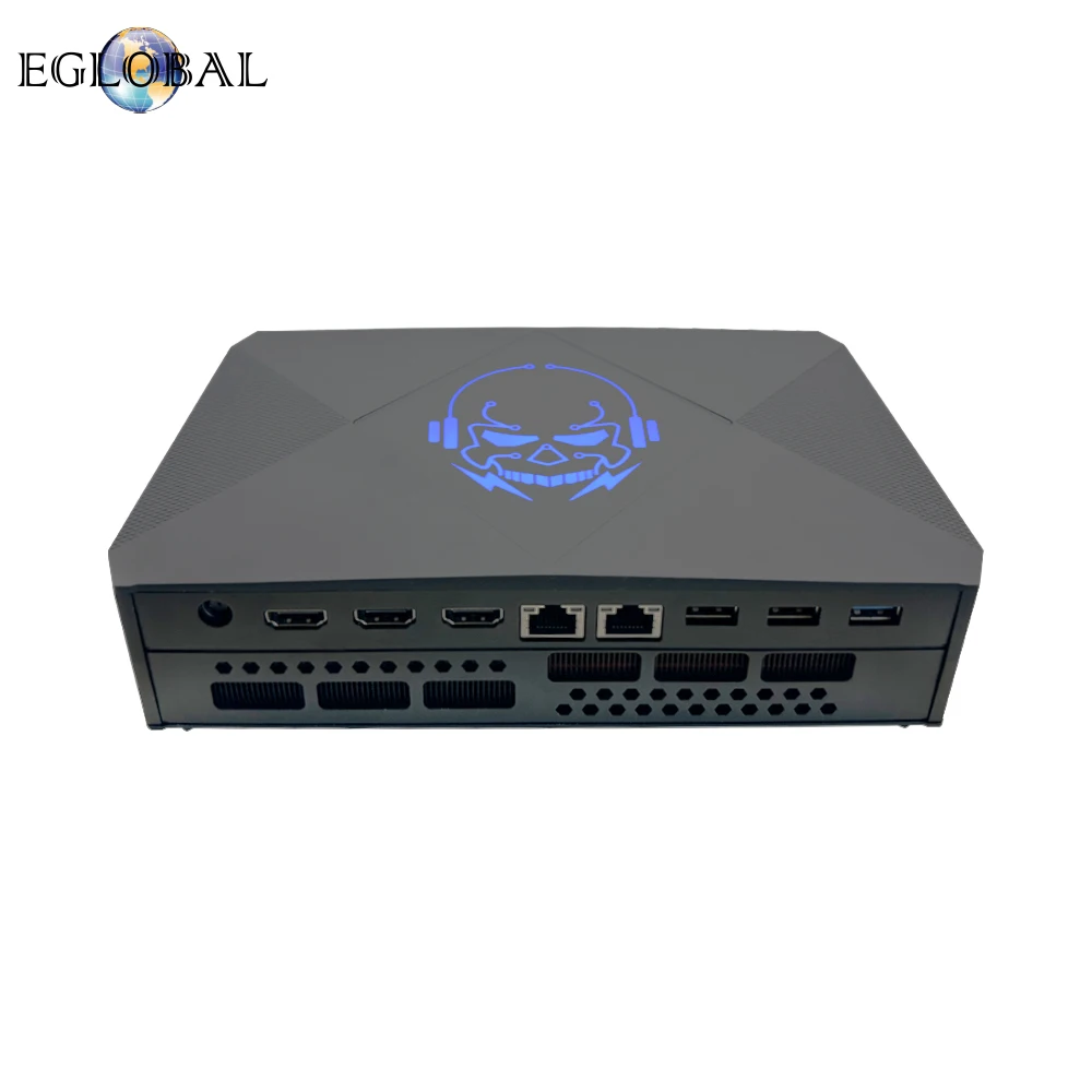 Eglobal New Gamer Mini PC  i7 12800H i9 11900H NVIDIA RTX 3060 12G GDDR6 2*2.5G LAN 2*DDR5 Windows 11 Compact Computer WiFi6