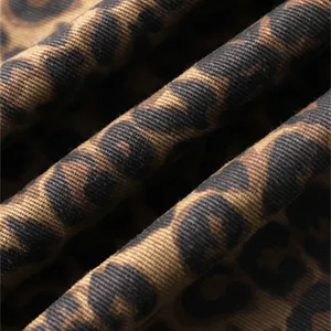 Leopard Stamp Bim Hose für Frauen hohe Taille Y2K Retro Modus Streetwear Hip Hop Jeans in Linie Larga Larga Jeans Baggy 6 Hauptverkäufe Frauenhosen Pantalona Jeans - №5