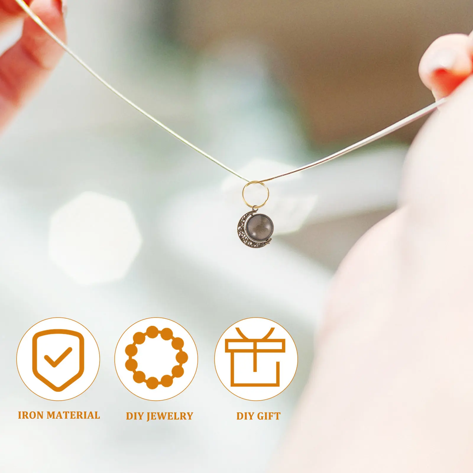 

690Pcs Iron Double Layer Split Jump Rings Premium Quality Jewelry Making Materials for Bracelet Necklace Earring Repair DIY