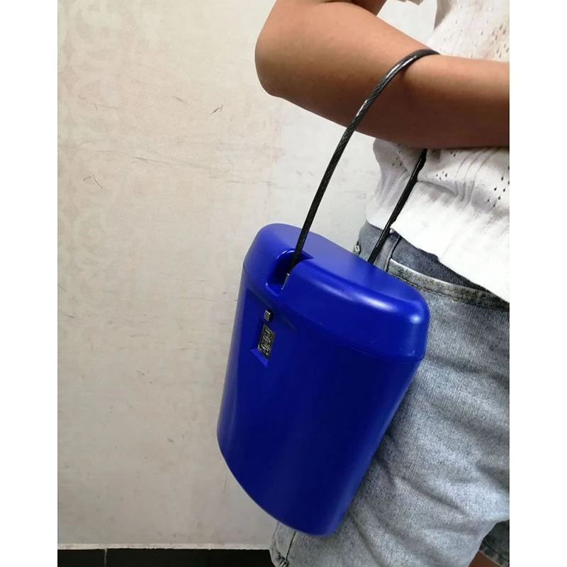 Top Deals Portable Safe Case 3-Digit Combination Lock With Rope Outdoor Camp Hiking Sports  Security Storage Box