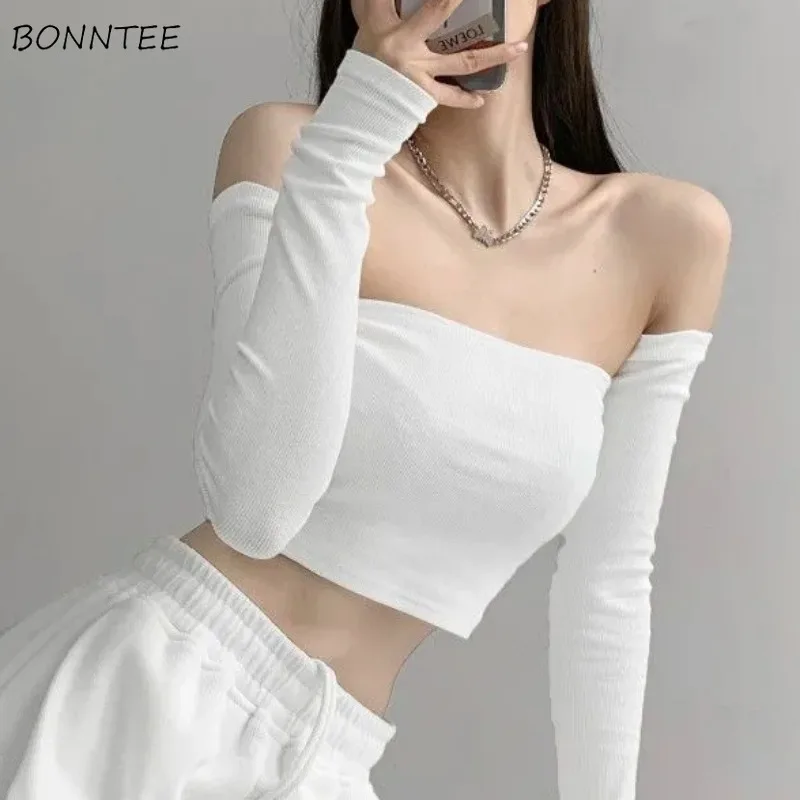 Removable Sleeve Camis Tanks for Women Sexy Skinny Solid Summer Tops Hot Girls Korean Style Streetwear Soft Chic Comfortable