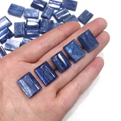 Natural Blue Kyanite Pendant Gemstone Rectangle Quartz Crystals Stone Crystal Jewelry Healing Reiki Room Decor Home Decoration