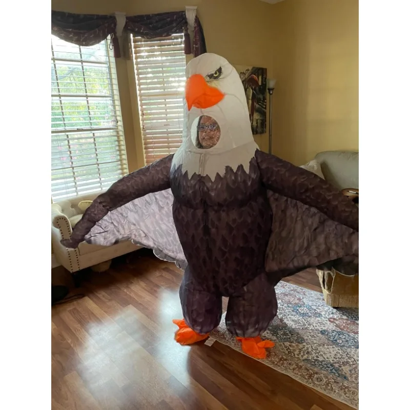 

Надувной костюм талисмана орла для взрослых, надувной костюм орла, забавный костюм на тему животных на Хэллоуин, вечерние костюмы для косплея