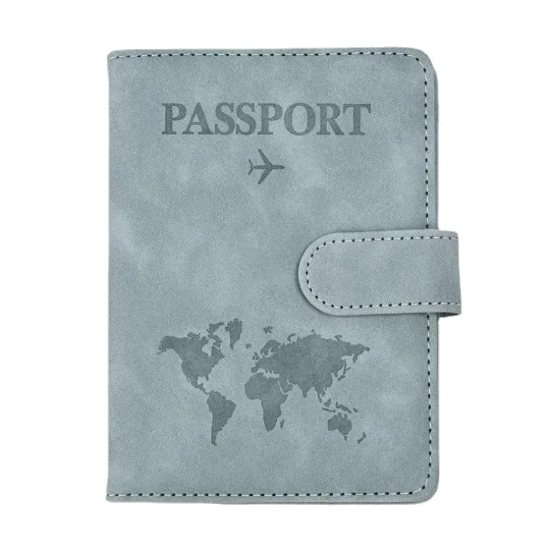 Reispaspoort Cover Holder Case PU Leer Heren Dames Ticket Portemonnee Beschermend met Creditcardhouder Protector Cover Case