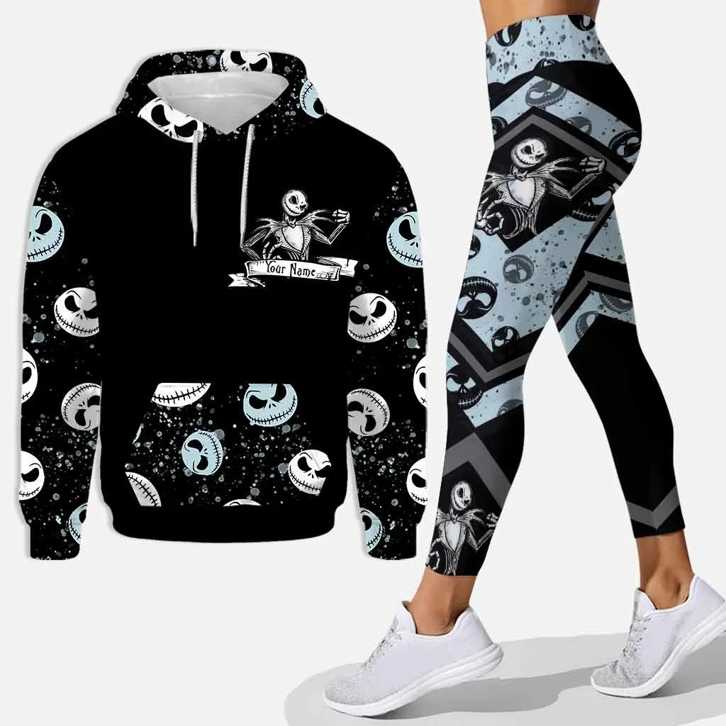 Christmas Nightmare Combo Hoodie and Underpants Set Disney Hoodie Yoga Pants Sports Pants Women's Sports Set clothes y2k