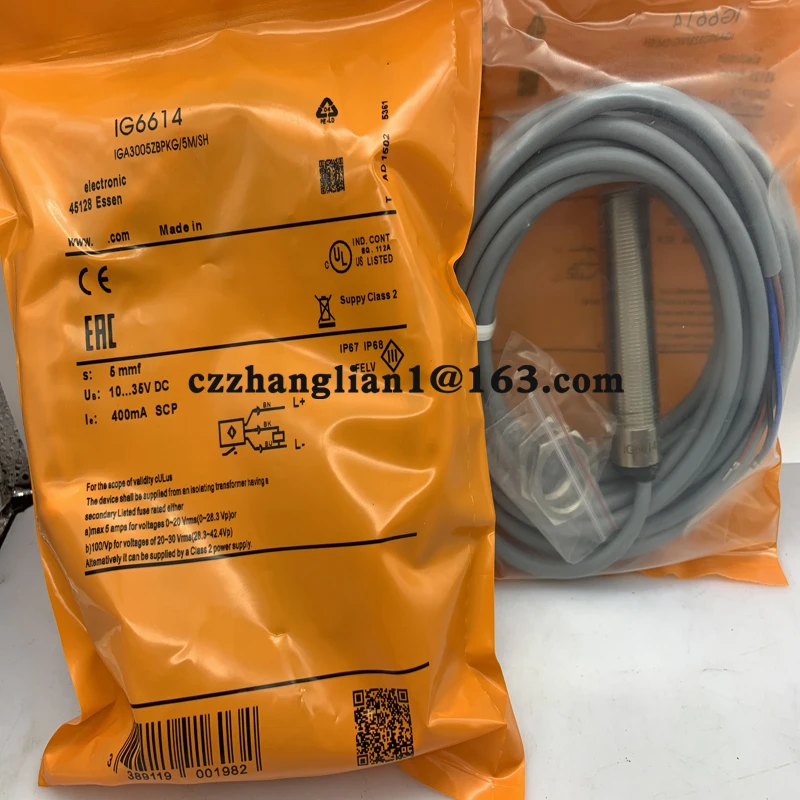 brand new Proximity switch IG6615 IG6616  IG5919  IG0093 IG5568 IG6614 IG5670 IG5820 IG5558 IG0091 IG0092 One year warranty