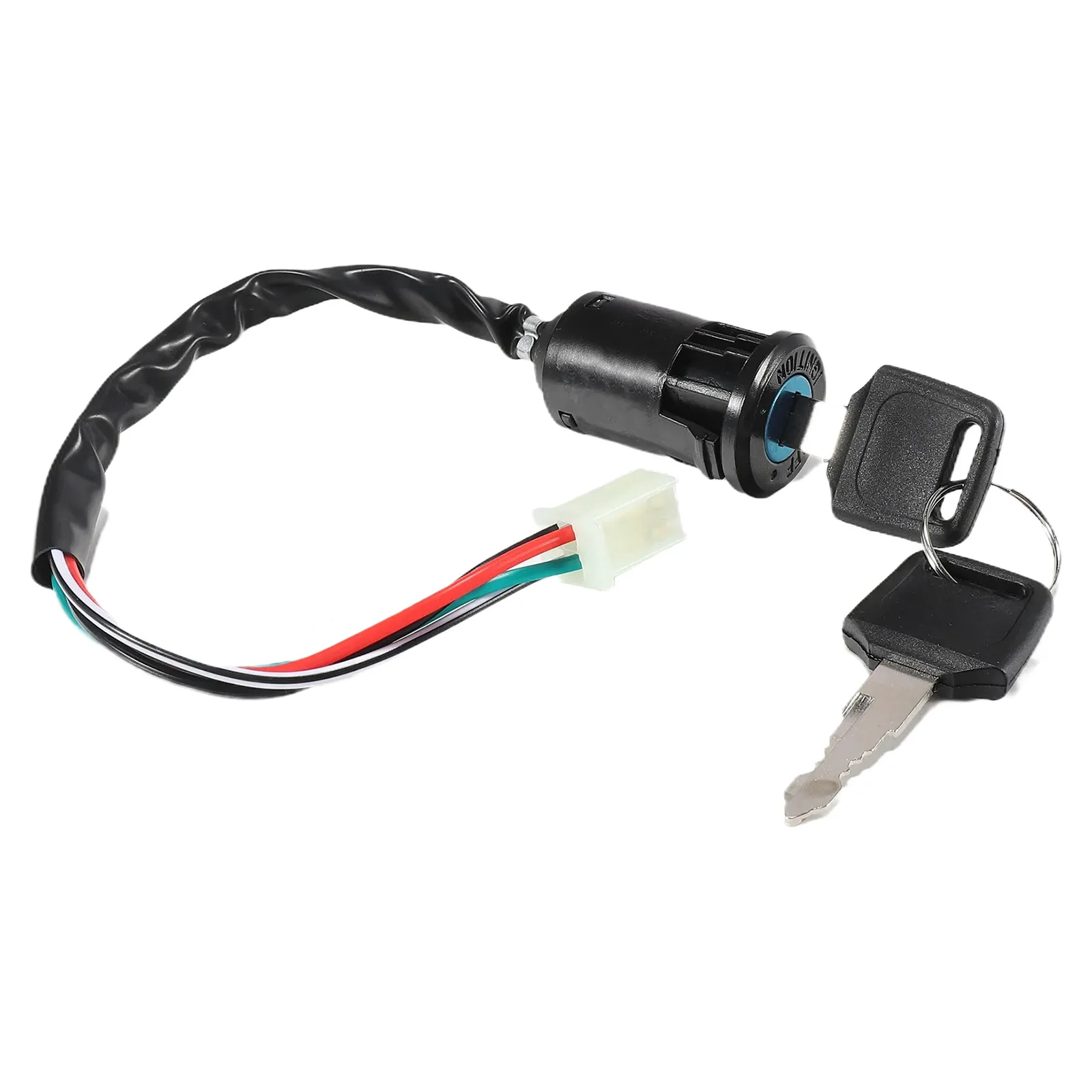 

Motorcycle Electric Lock ATV Beach Bike 4-pin Hooded Ignition Switch Electric Lock 50cc-125cc Universal