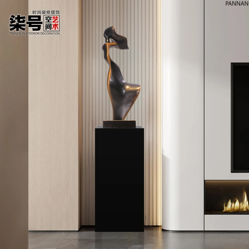 

Living room jewelry Floor-to-ceiling ornaments Hotel lobby Light luxury High-end art decoration Abstract sculpture