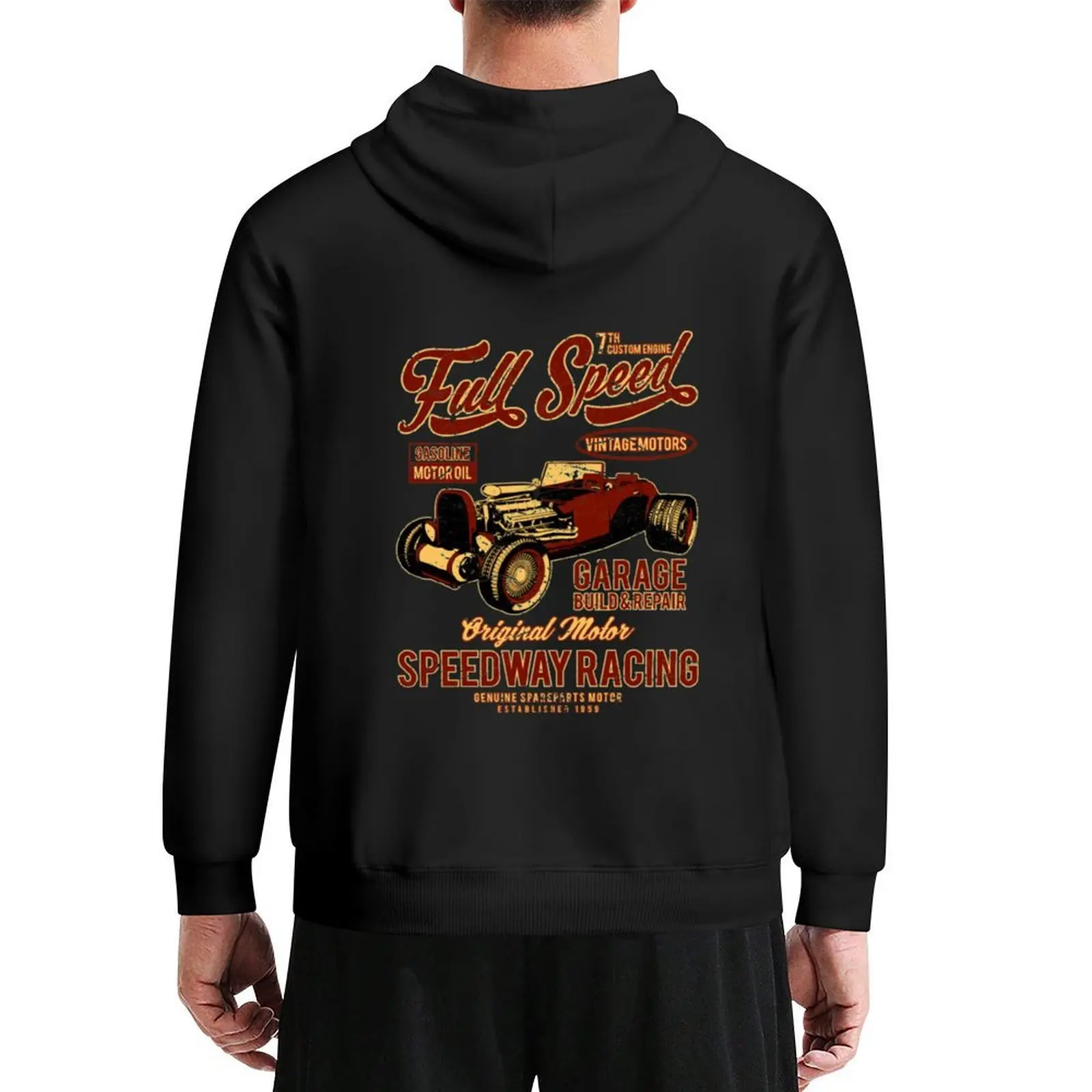 

Hot Rod Full Speed Hot Rod Racing Hoodie men clothes anime clothes men clothing fashion men hoodie