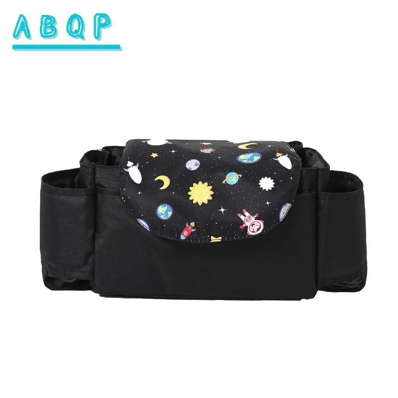 New Style Stroller Hanging Bag Large Capacity Stroller Hanging Bag High Quality Lightweight Outing Stroller Diaper Storage Bag 5