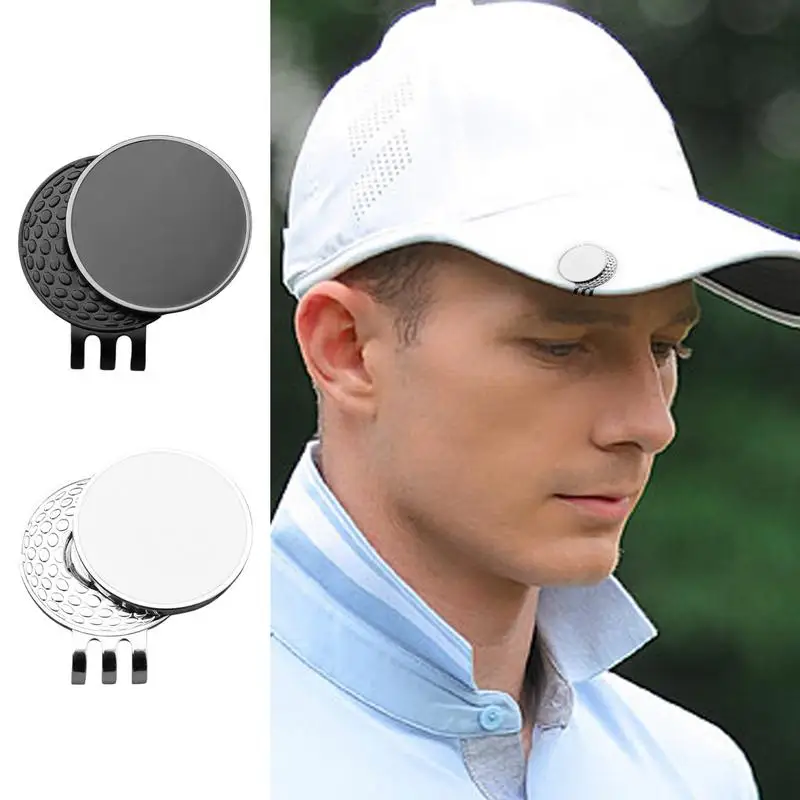 Magnetic Golf Ball Marker Magnetic Men Women Golf Ball Marker Belt Pocket Clip-On Golf Bag Decoration Portable On-Course Golf