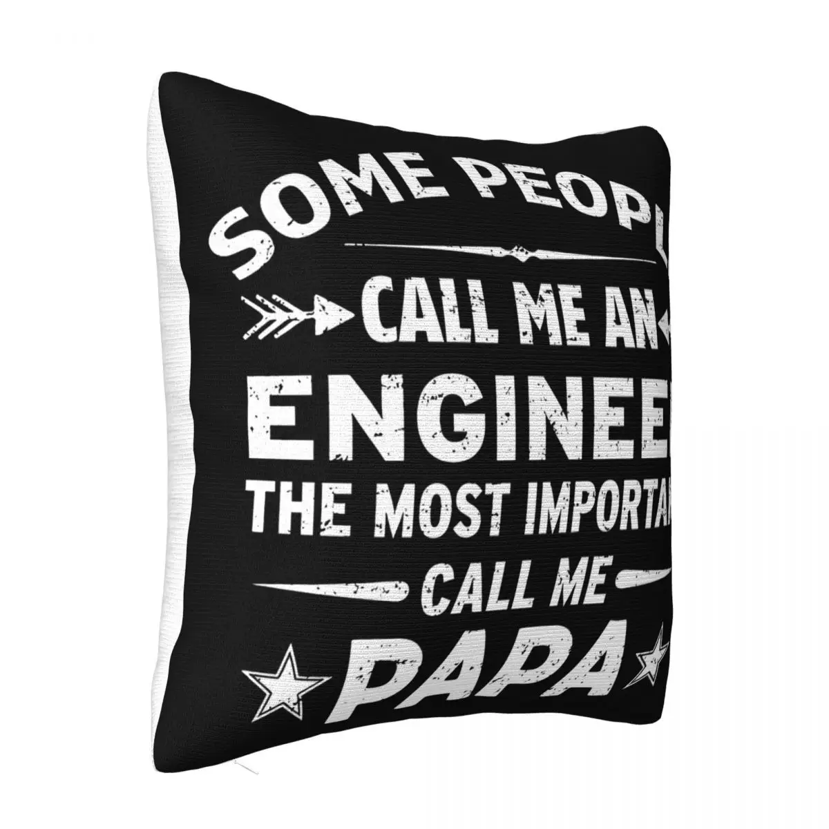 Engineer Papa Dad Fathers Day Gift Designs High Quality Pop Interested Pictures Printing Youth Casual Summer Pillow Case