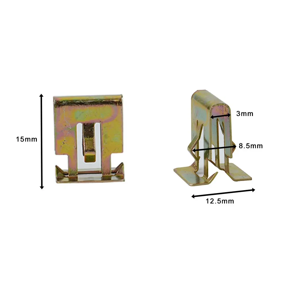 Accessories Useful Metal Retainer Clip Part Practical Easy Install New Replacement 20PCS Bronze Tone Car Interior