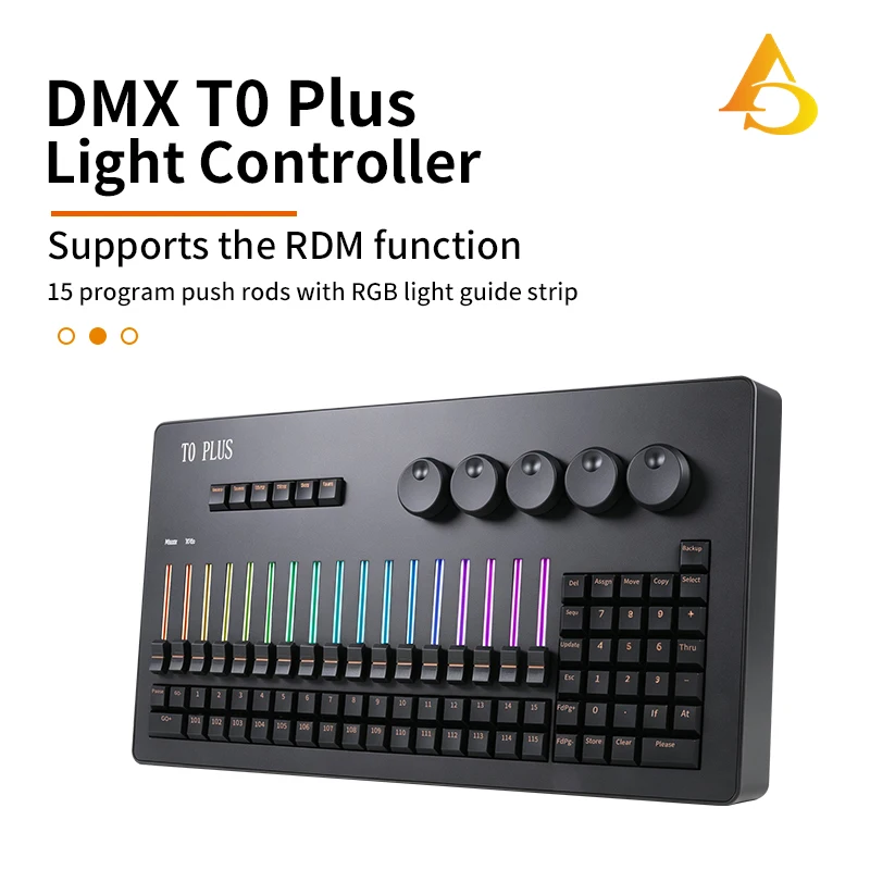 DMX MA Command Fader Wing On PC Console with Backlit Stage Effect Lighitng Controller For DJ Disco Events Concerts Night Club