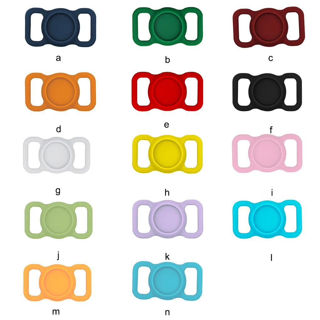 Sarung pelindung pelacak hewan peliharaan, pengganti Cover silikon pelacak untuk AirTag hijau