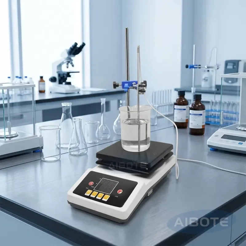 Laboratory Hot Plate With Heating Thermostatic Magnetic Stirrer Hot Plate Electric Stirrer