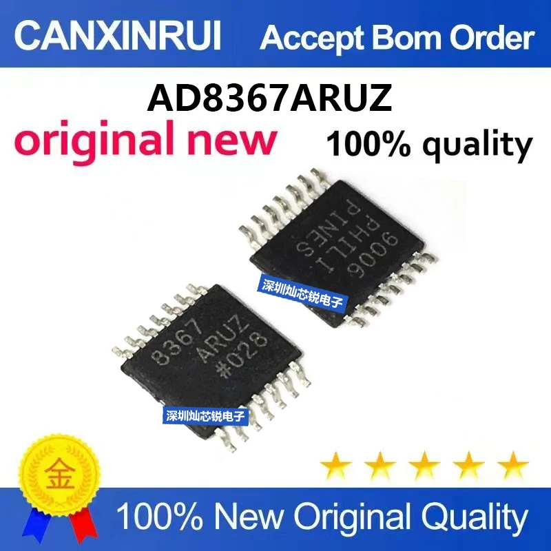 (5-100pieces)Brand new AD8367ARUZ AD8367ARU TSSOP-14 SMD variable gain amplifier chip