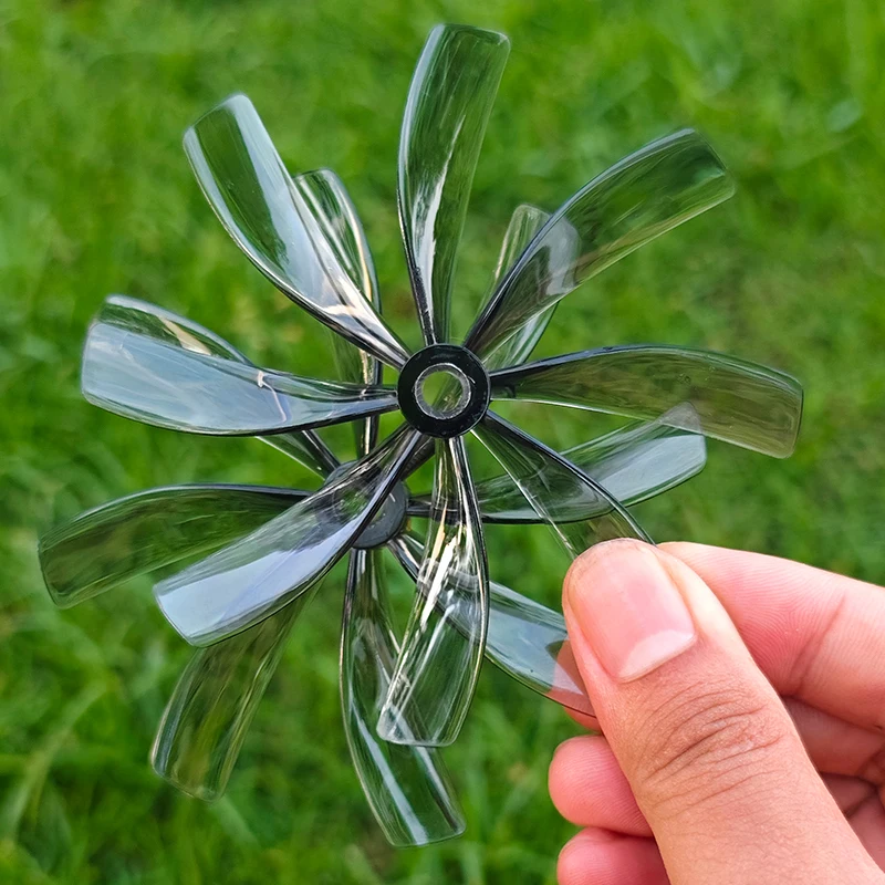 4Pcs HQ Ducted 89mm 3.5-Inch 8-Blade PC Propeller 2CW+2CCW for RC FPV Freestyle Drones DIY Parts