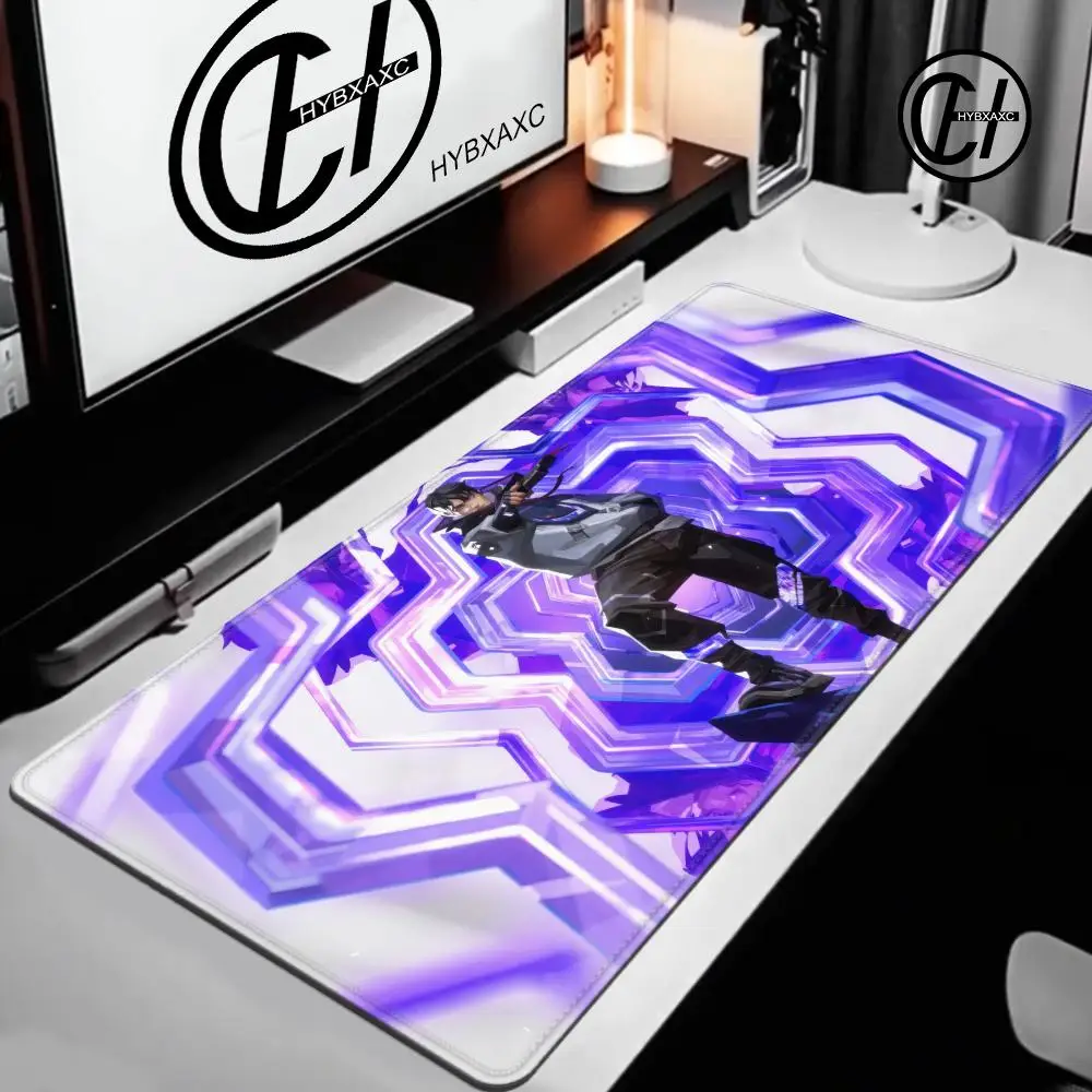 

lso Valorant Game Mousepad Large HD Printing Keyboard Desk Mat Gaming Mouse Pad With Lock Edge Rubber Non-slip Mat