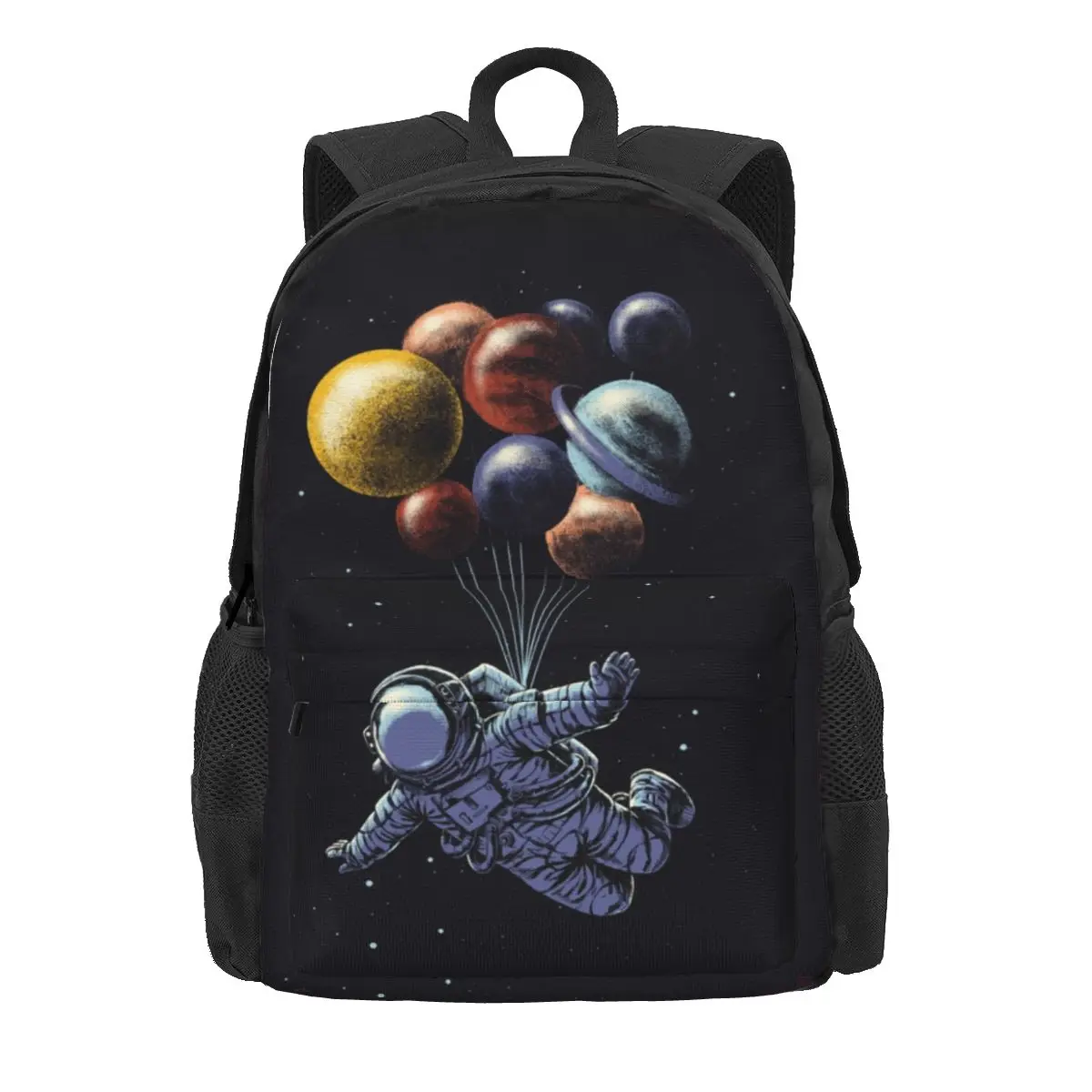 Space Astronaut Women Backpack Student School Bag Outer Space Planets Backpack Boys Girls Large Capacity Travel Shoulder Bag