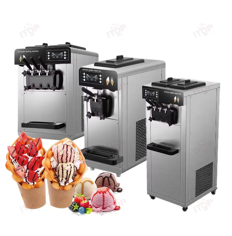 850W One Flavor Soft Serve Ice Cream Making Machine Factory Price For Sale