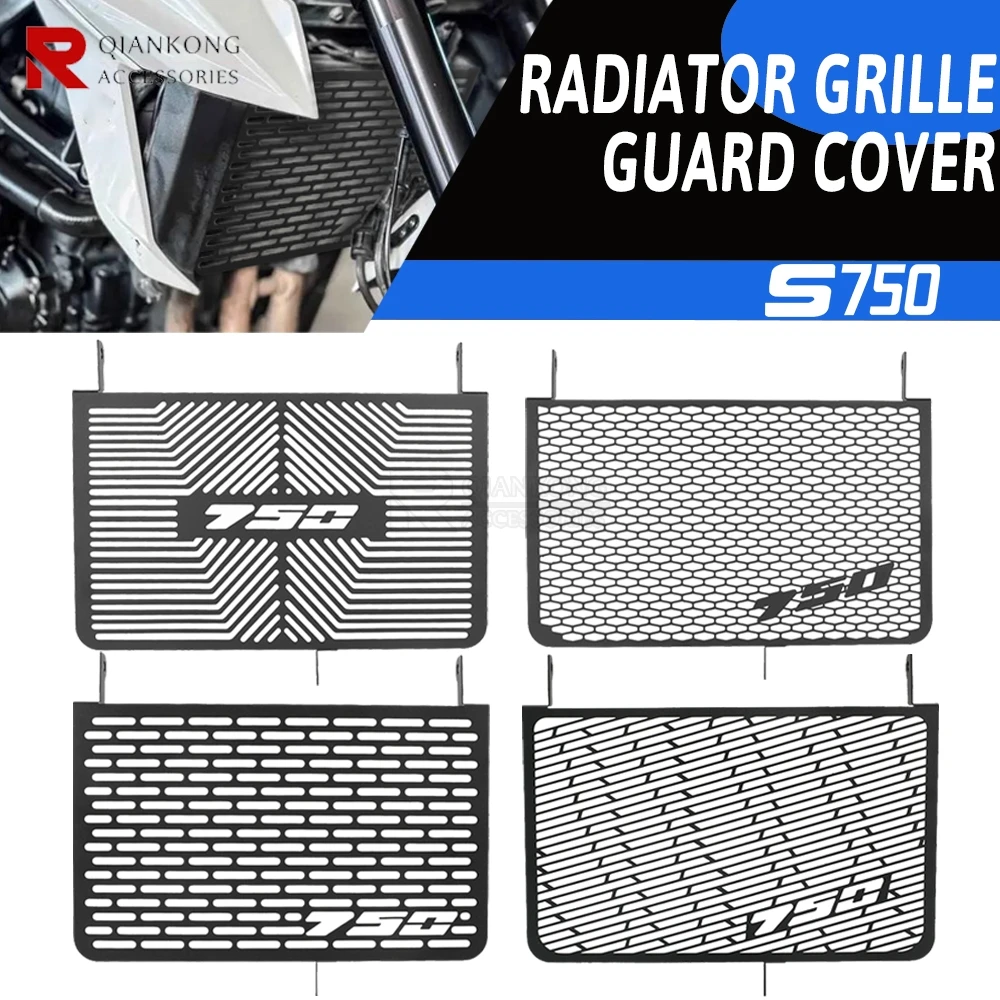 Motorcycle Radiator Grille Guard Cover Grill For Suzuki GSR750 GSR 750 2010-2017 GSX-S750Z 2018-2026 GSR750 Non-ABS 2010-2017