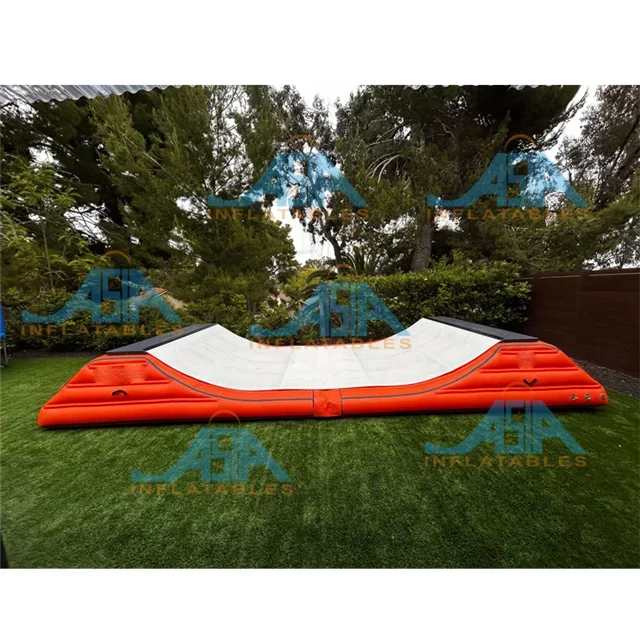 Portable skateboard min ramp skate park Inflatable Obstacle Ramps surface Grind Rail