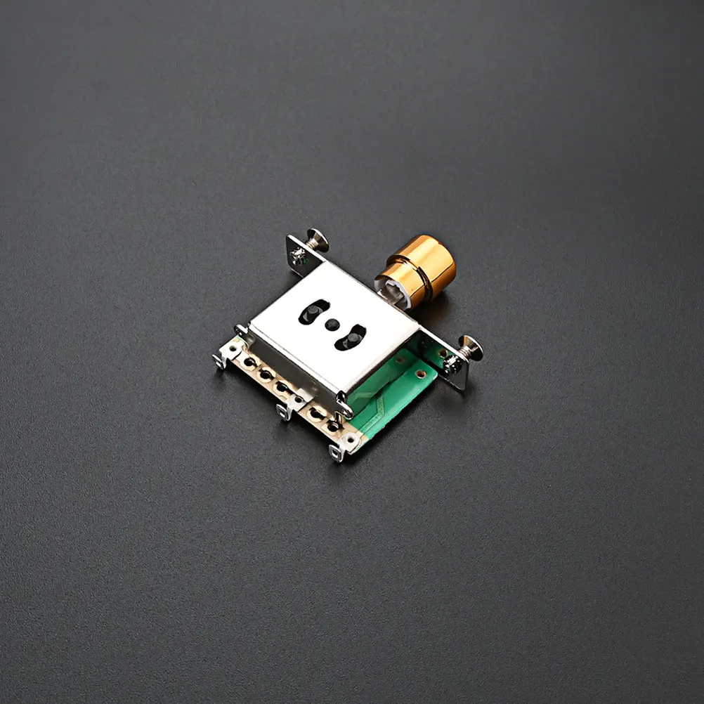 

Switch Guitar Selector Metal Toggle for Electric Musical Instrument Pickup Golden
