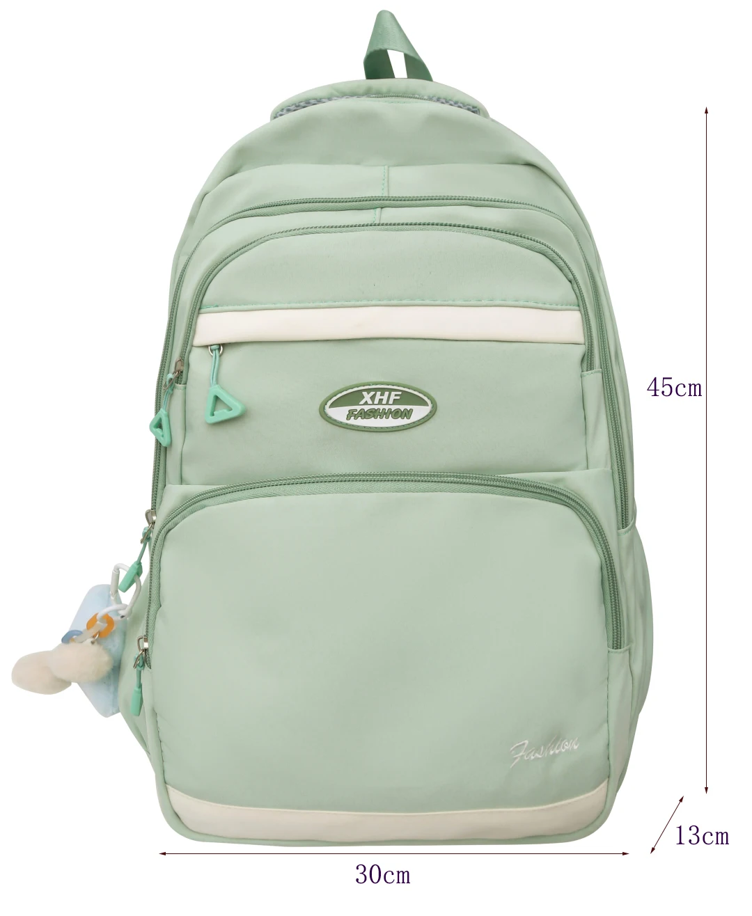 New Fashion Backpack High Quality Large Capacity Shoulder Bag Waterproof outdoor Computer Bag Cute Pendant Student School Bag image 5