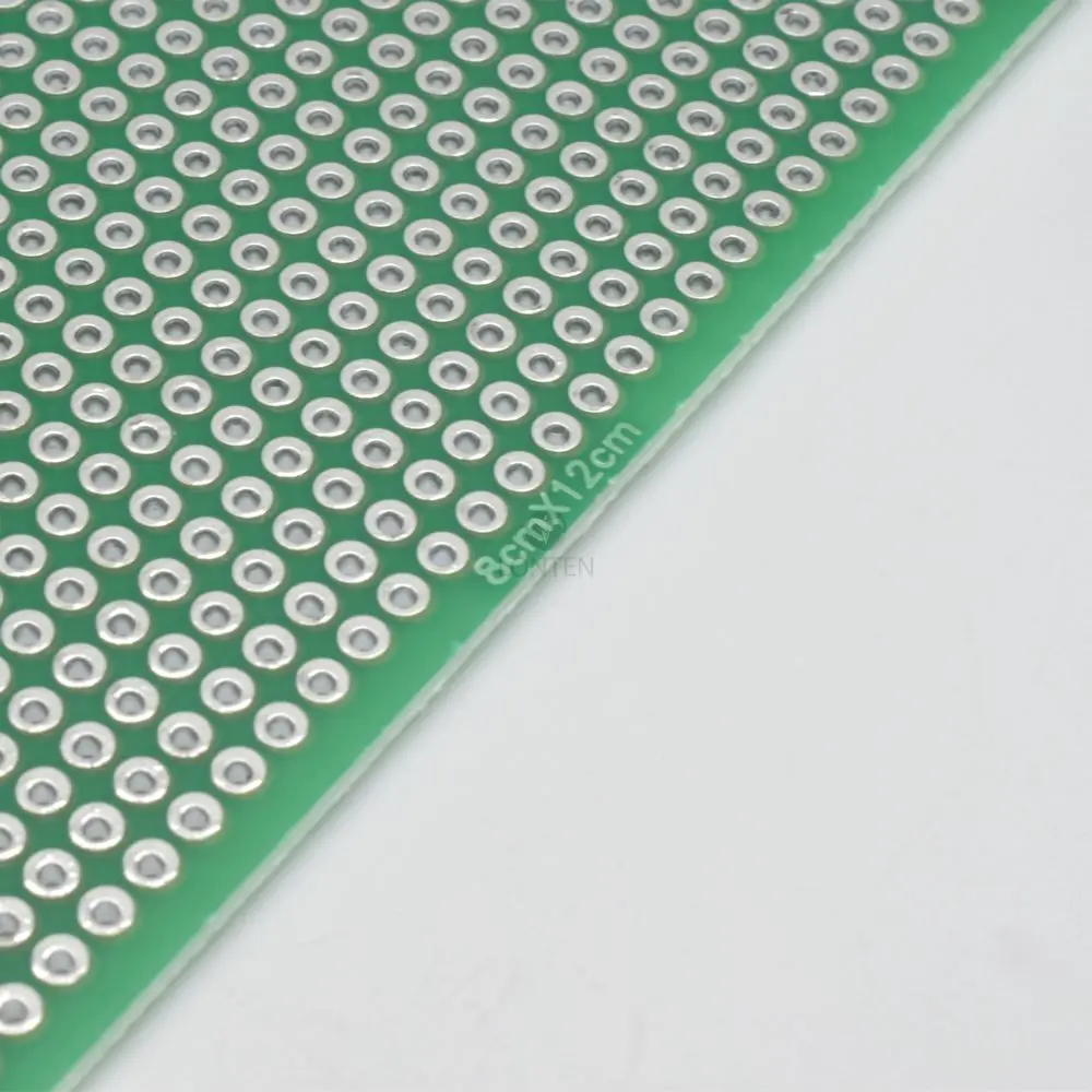 Double-sided Spray Tin Plate 8*12cm PCB Circuit Board Green Oil Glass Fiber Universal Board LT00131