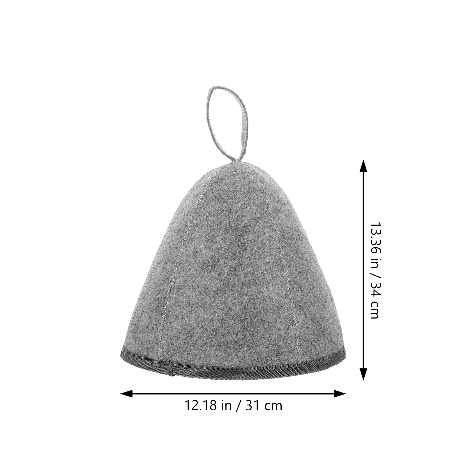 2 Pcs Shower Caps Bath Felt Sauna Hat Bathing Thick Hats for Men Grey and Women