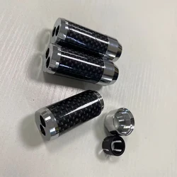 Cable de fibra de carbono negro para pantalones, divisor con orificios de 11mm a 2x7mm con altavoz de Audio, conector AL1107