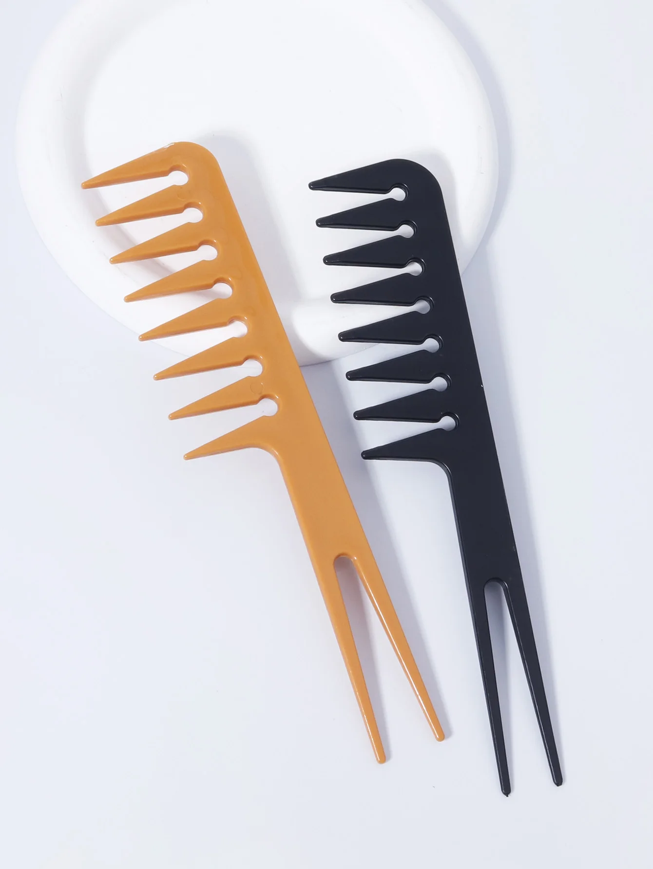 Doppelseitiger Kamm mit breiten Zähnen, Afrikanischer Kamm, Geeignet für Männer und Frauen als Haaraccessoire – Detail 5