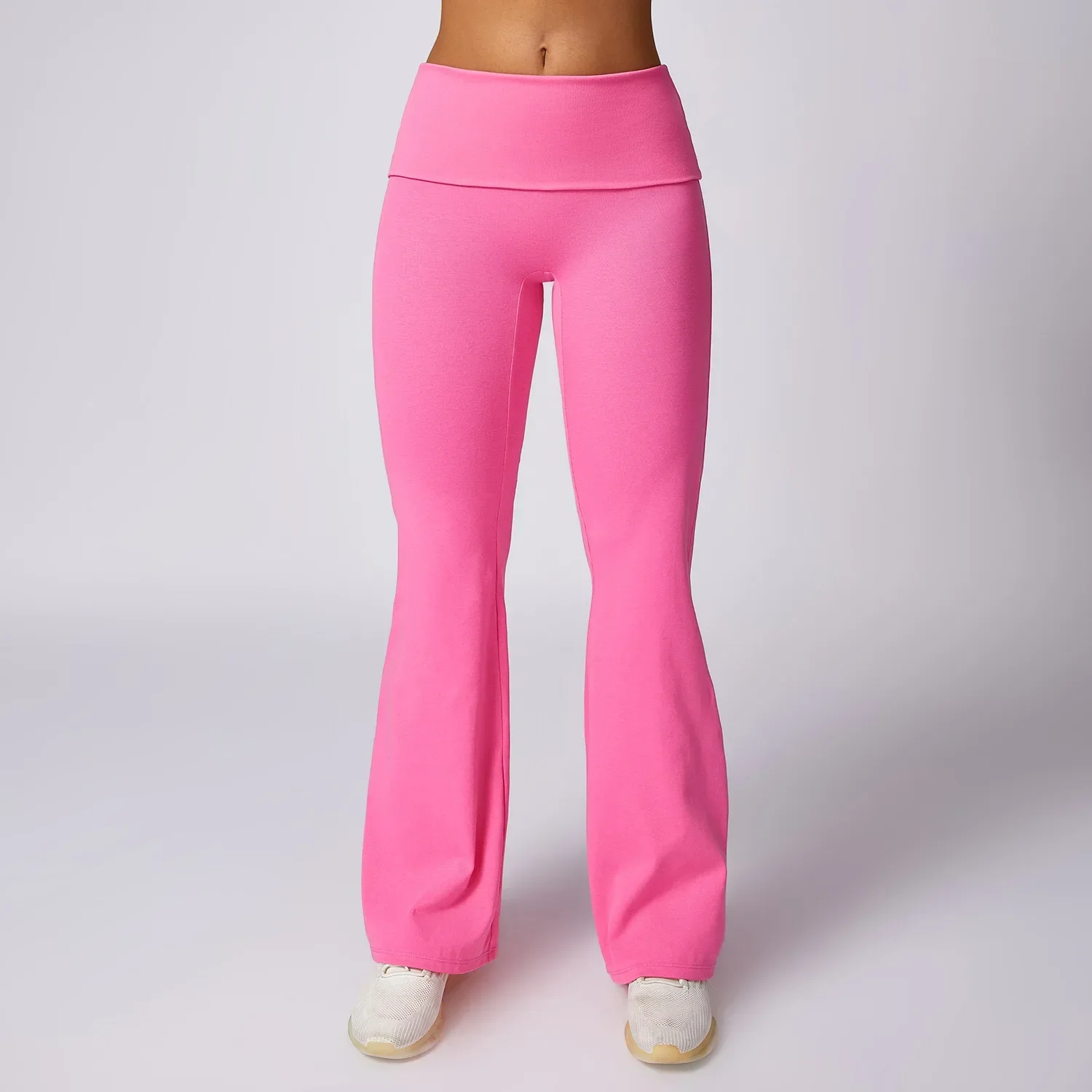 Women Yoga Set Fitness Pants Flare Leggings High Waist Wide Leg Pants  Gym Workout  Sports Flared Pant Latin Dance Trousers