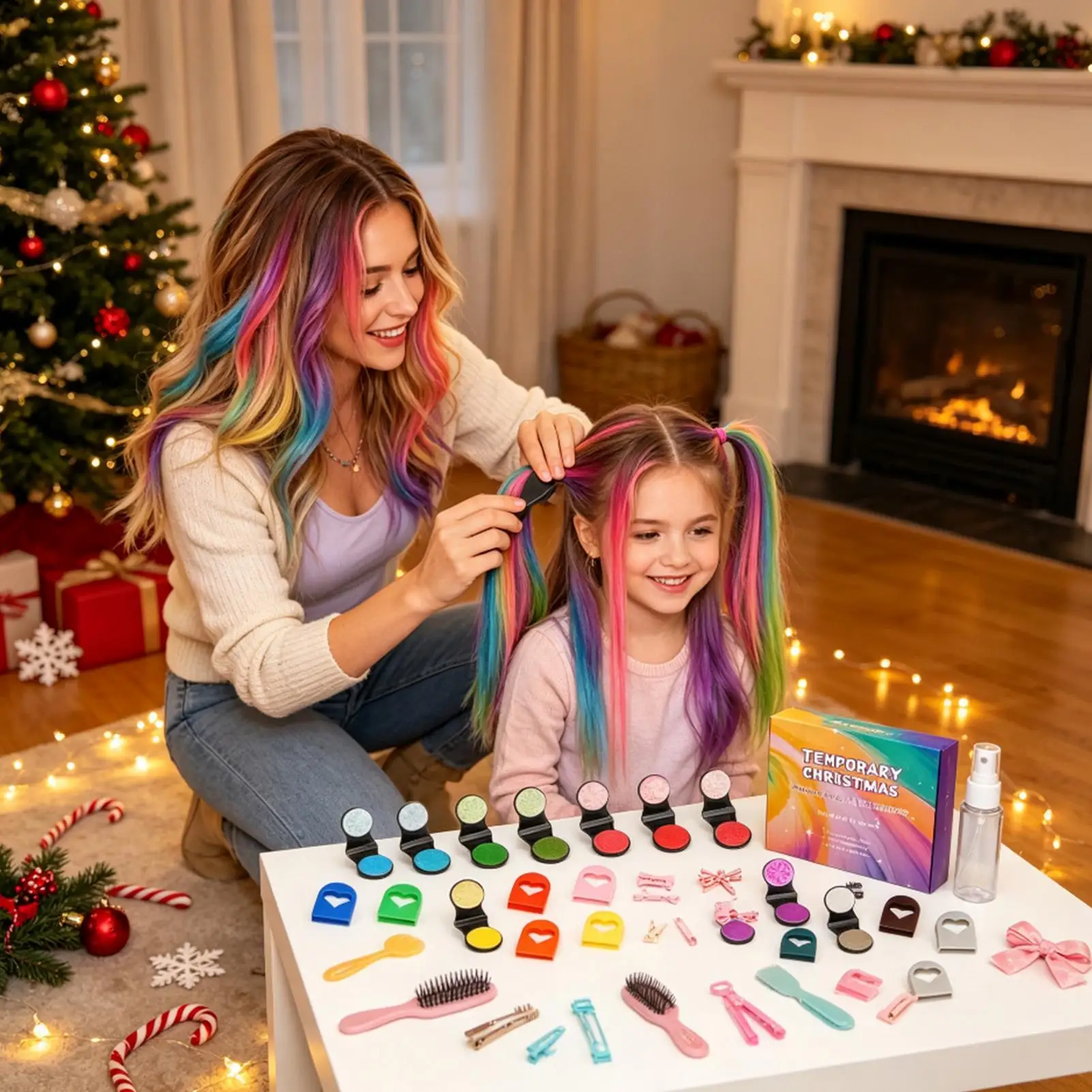 Temporary Hair Dye Chalk 12-Color Washable Cosplay Party Makeup Temporary Hair Dyeing Chalk for Costume Ball Masquerade Carnival