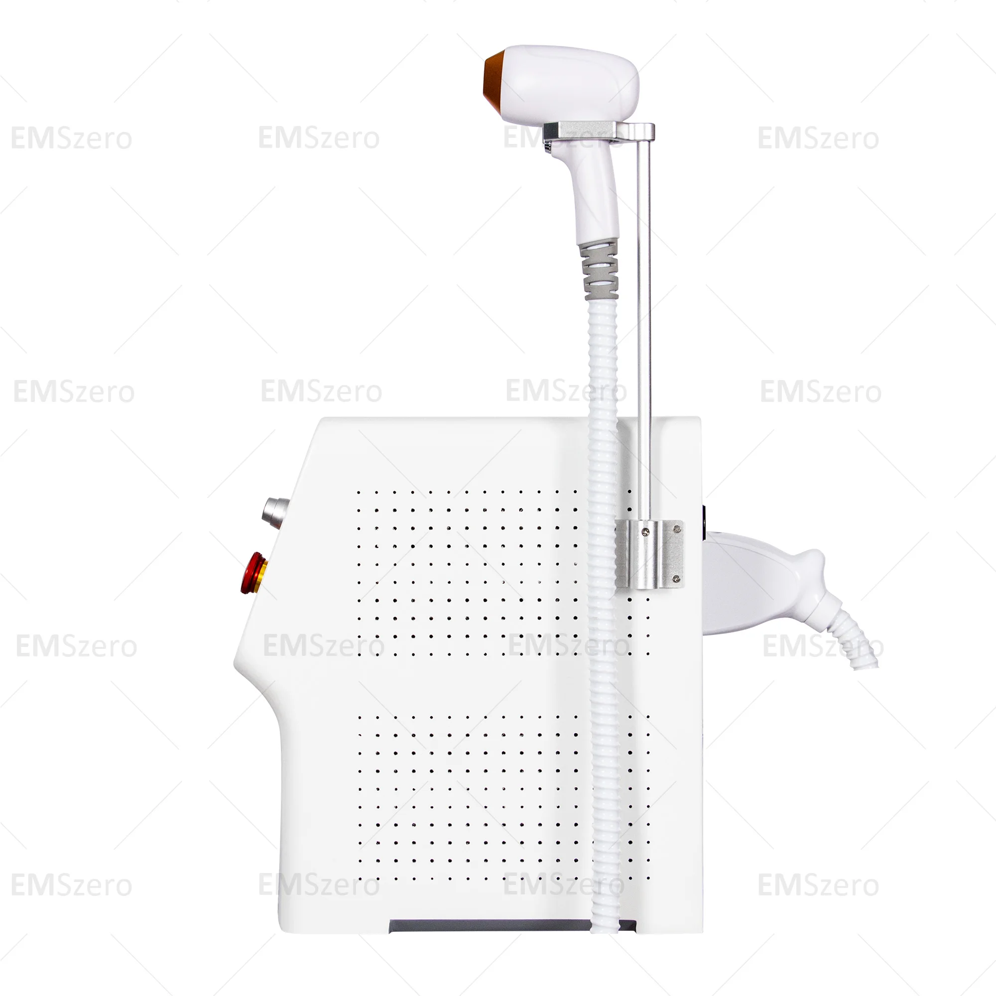 آلة إزالة الشعر بالليزر ديود المحمولة 755 808 1064nm ثلاثة أطوال موجية عالية الطاقة لنزع الشعر الدائم غير مؤلم الجليد البلاتين