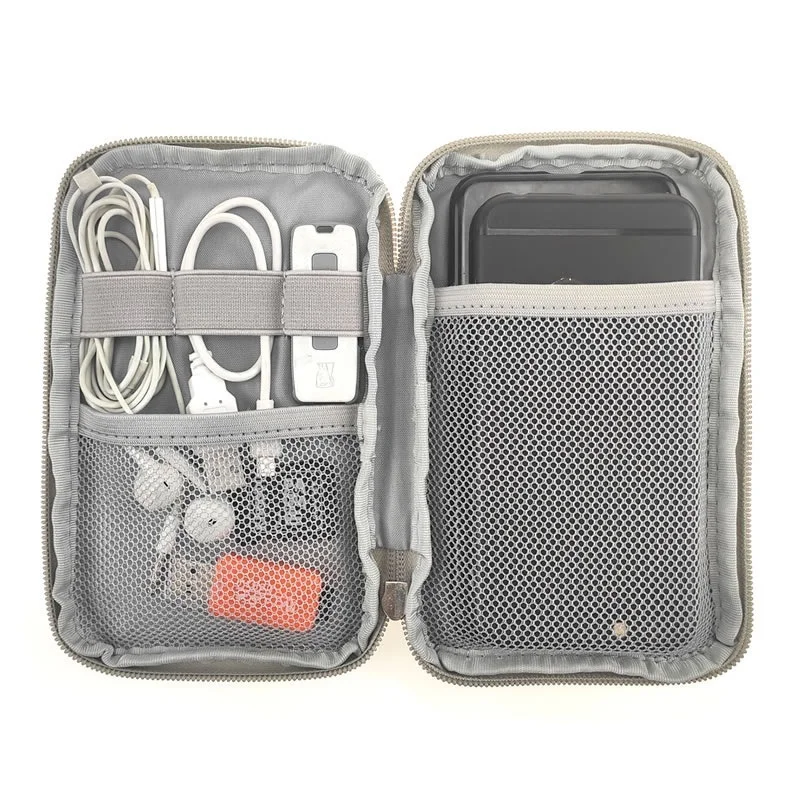 Travel Kit Small Bag Mobile Phone Case Digital Gadget Device USB Cable Data Cable Organizer Travel Inserted Bag Storage Bag 2024