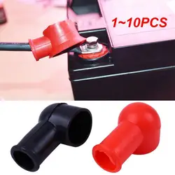 1~10PCS Battery Terminal Insulating Rubber Protector Covers Cable Lug Caps Insulating Covers Replacement Tools Red/Black Auto