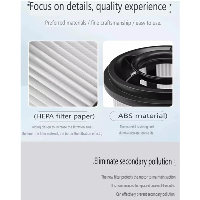 Piezas de repuesto para Dreame T10 / T20 / T20 Pro / T30 / T30 Neo / R10 / R10 Pro / R20, accesorios de prefiltro