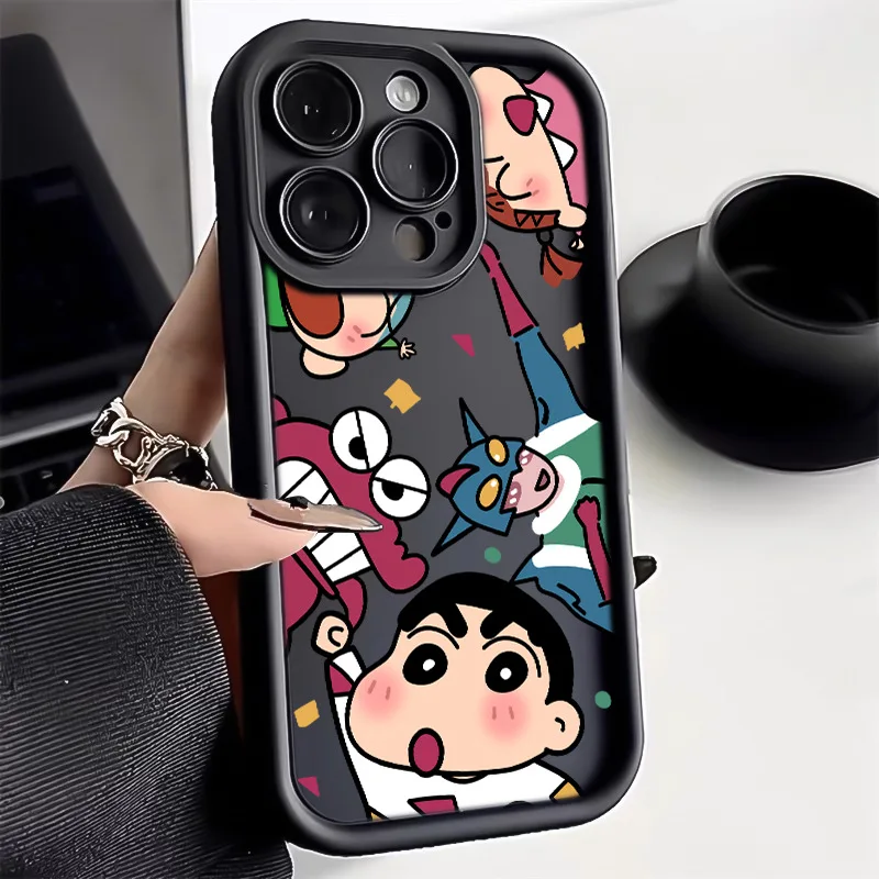 Crayon Shin-chan Anti-drop Cartoon Cartoon Cute Applicable IPhone 15 Phone Case Iphone13promax12 11 7 8 X Silicone Case