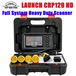 LAUNCH CRP129 HD Heavy duty Truck Scanner Android 8.1Code Reader commercial vehicl Creader Diagnostic scan Tool 2 year free upda