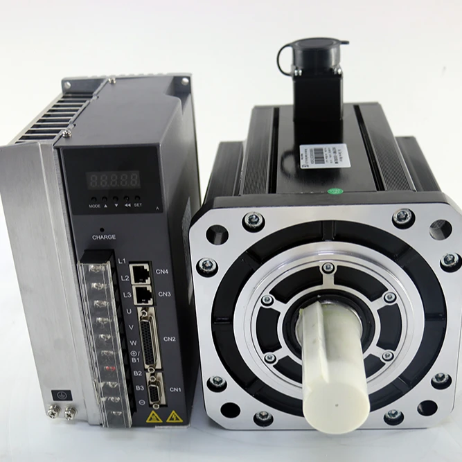 180M48015B servo motor 7.5KW 1500rpm 48nm 380V 7.5KW ac servo motor driver with brake for cnc machine