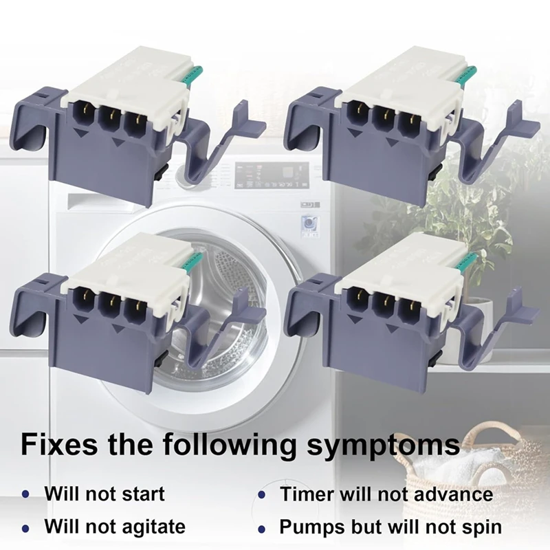 ABNO-4Pack 8318084 Washer Lid Switch Replacement Part For Whirlpool Kenmore Washers Replaces AP3180933 PS886960 WP8318084